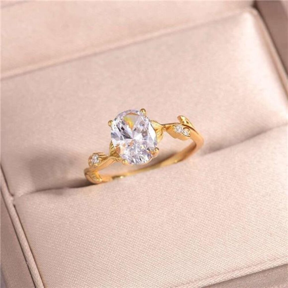 2 Carat Moissanite 925 Sterling Silver Ring